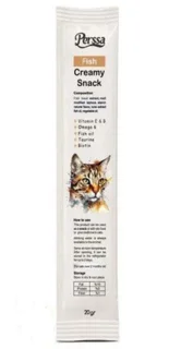 بستنی (اسنک)گربه پرسا مدل Creamy با طعم ماهی وزن 20 گرم