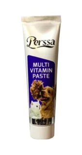 مکمل مولتی ویتامین سگ و گربه پرسا وزن 100 گرم