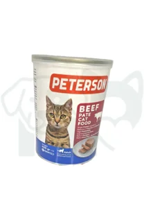 کنسرو گربه پترسون مدل پته طعم گوشت وزن 400 گرم
