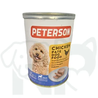 کنسرو مرغ سگ  پترسون مدل پته  وزن  400 گرم
